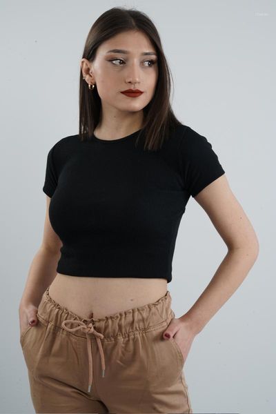

women's blouses & shirts manga back detailed camisole crop blouse, White