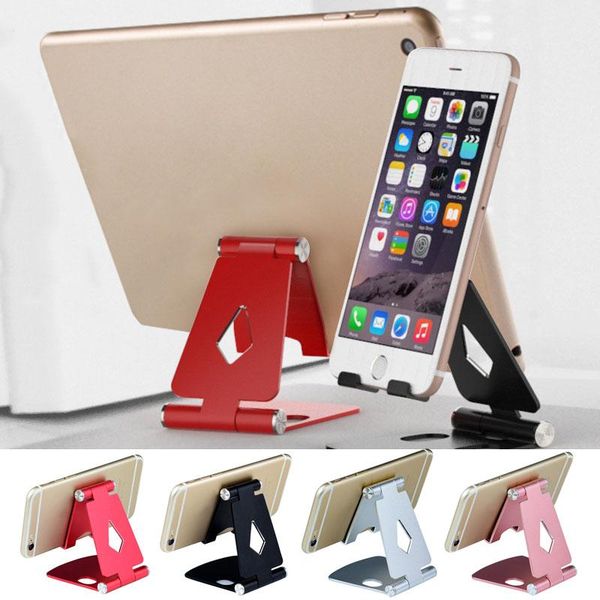 

cell phone mounts & holders 1 pcs mobile tablet holder aluminum alloy 270 degree adjusted portable bracket base as99