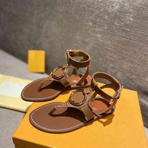 

75% off factory outlet sale ladies genuine leather flat metal decorantion casual luxury brand designers women ankle strap shoes, Black