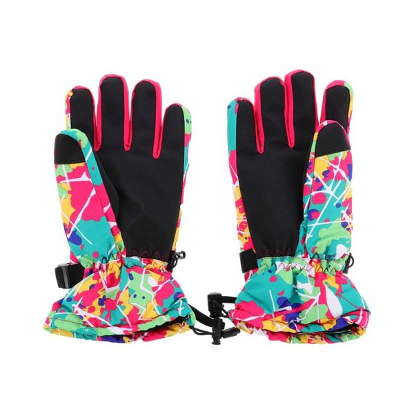 

cycling gloves warm hand glove waterproof skiing winter for ), Black