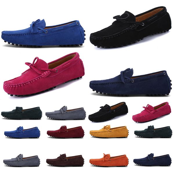 

2021 non-brand men running shoes triple black sky blue royal grey orange mens fashion trainer sneakers outdoor jogging walking