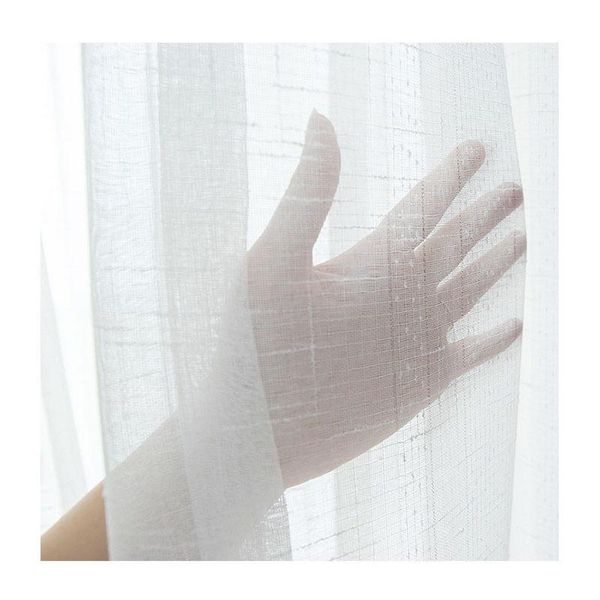 

white tulle sheer window soild curtains for living room modern voile curtain bedroom wedding decor drape blinds home & drapes