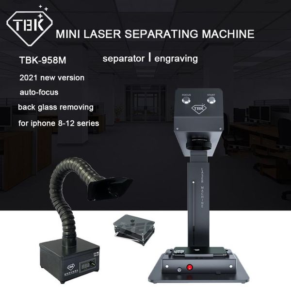 

power tool sets 2021 tbk-958a update tbk-958m mini laser separating engraving machine for 8 x 11 12 back cover glass removing auto-fo