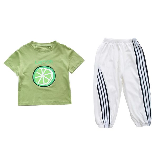 

girls t-shirt + pants kids spring autumn graceful teenagers tracksuits children clothing setsÂ outfits, White