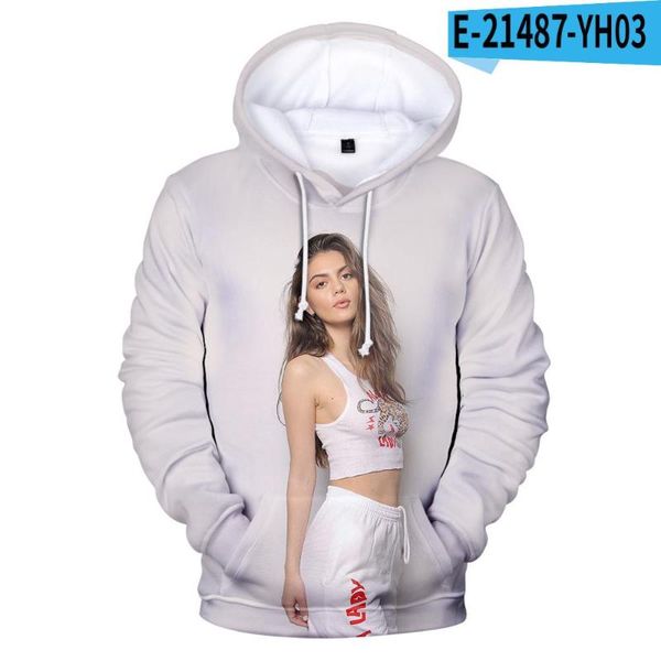 

men's hoodies & sweatshirts addison rae men women fashion harajuku children hoodie boys girls clothes pullovers, Black