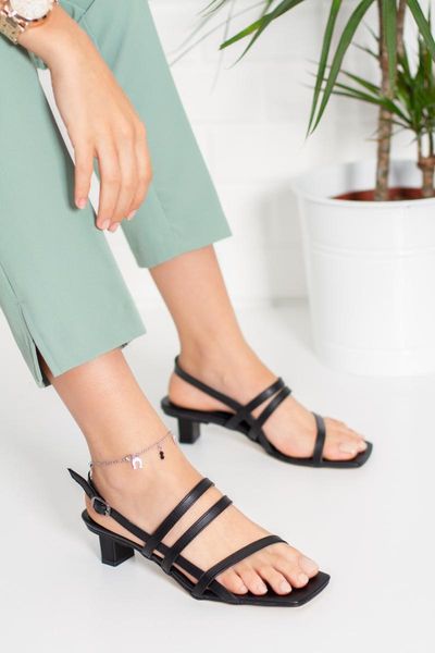 

sandals black gloves women 's high-heeled