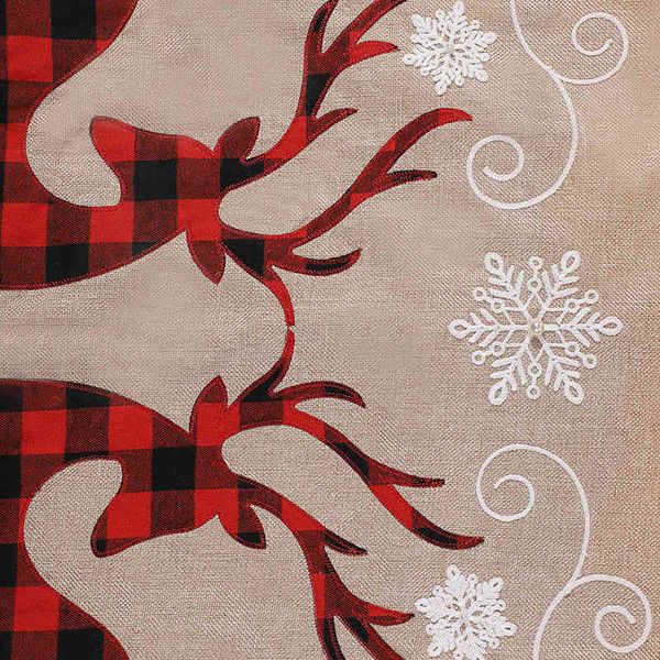 

christmas tree skirt decoration products snowflake shuanglu linen l super tree bottom