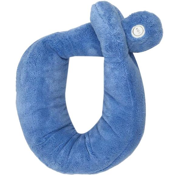 

pillow electric u shape travel cushion neck massager vibration cervical vertebra massage relaxation home car