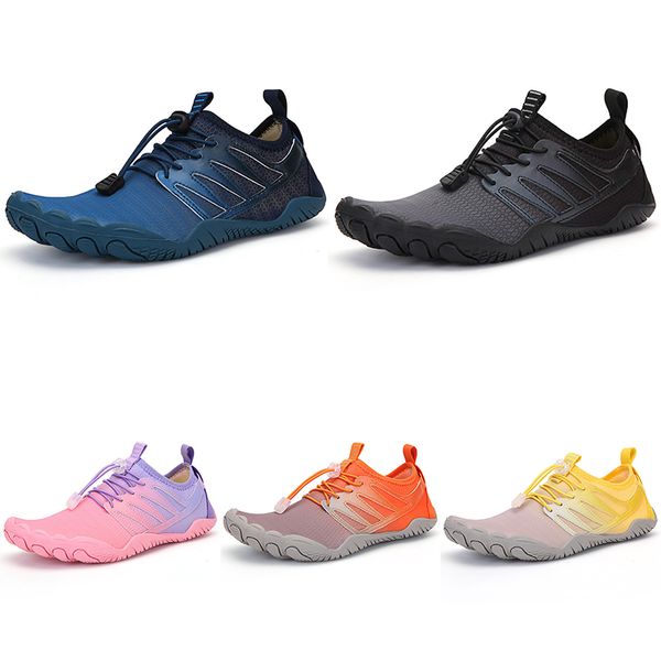 

ale non brand men women running shoes black grey yellow pink purple blue orange five fingers cycling wading mens womens outdoor sports shoe