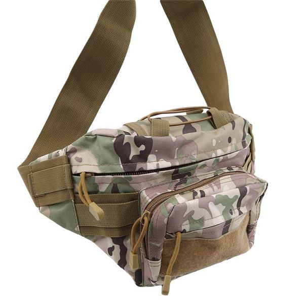 

men military waist bag tactical pack shoulder multi-pocket camping hiking pouch belt bags utdoor outdoor