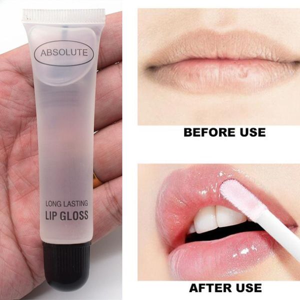 

lip gloss plumper long lasting lips pump transparent waterproof volume clear lipgloss