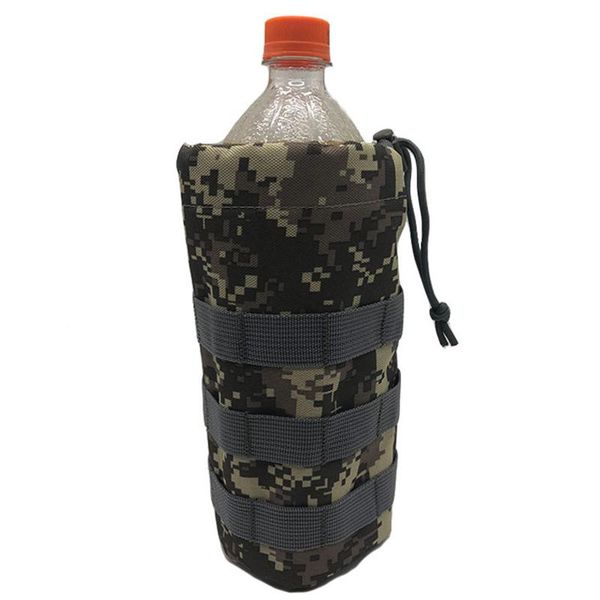 

portable outdoor nylon molle water bottle bag kettle pouch holder case for army military travel hiking bags