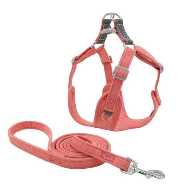 

dog collars & leashes harness leash set puppy cat breathable vest cotton walking leads pet supplies for dogs products