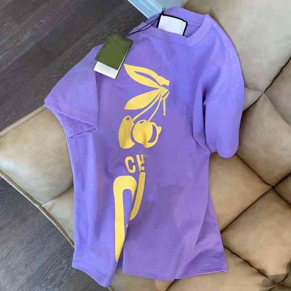 

spring and summer new letters three large print leisure aging round neck short sleeve t-shirt women's style, White