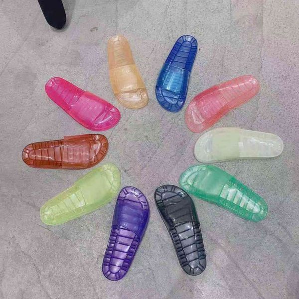 

basketball shoes summer cartoon slippers lazy letter women men beach flops platform lady sandals bath crystal rubber