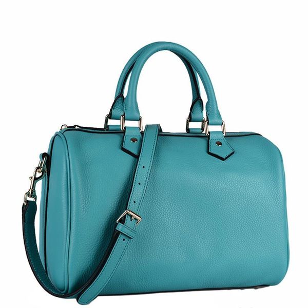 

luxurys designersspeedy classic genuine soft l hand bag natural barrel shaped cowhide leather trim textile lining gold hardware handles wome