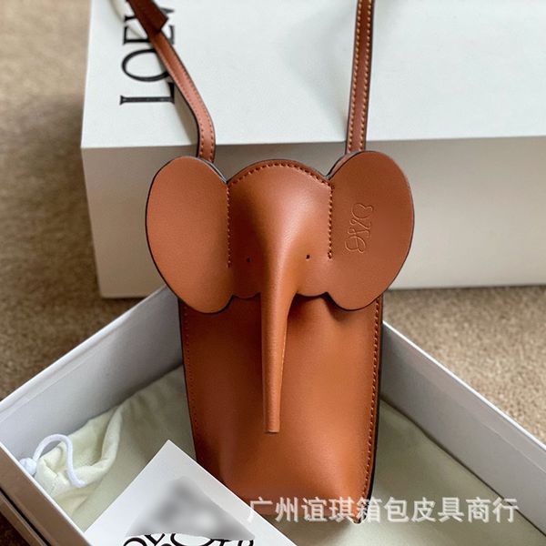 

outlet 2021 leather mobile phone anagram zero wallet cute french fries gate elephant bag designers handbag yw