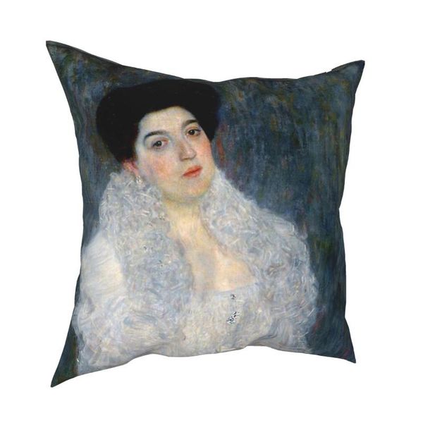 

gustav klimt portrait of hermine gallia pillowcover home decor symbolism paintings cushion cover throw pillow for cushion/decorative