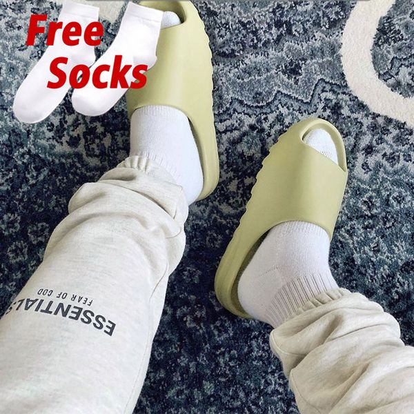

yeesy foam runner slide women men slippers desert sand bone resin sandal bench sneakers yoga outdoor sports football basketball soccer a pat, Black
