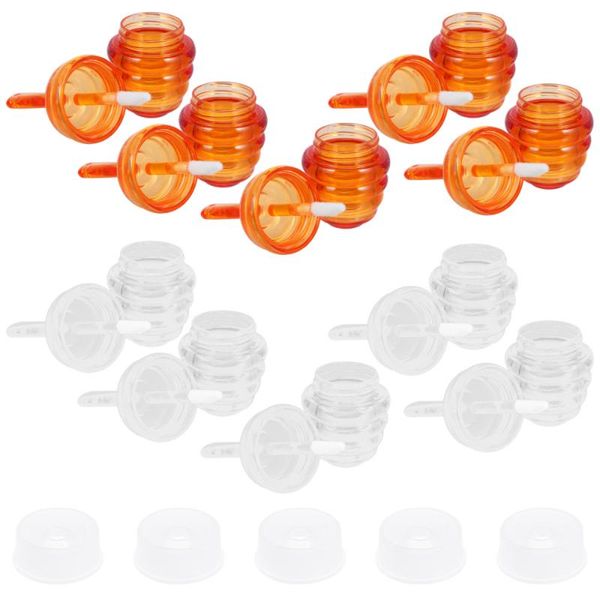 

10pcs adorable honeycomb lip gloss tubes containers empty lipstick storage bottles & jars