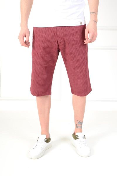 

bermuda patterned burgundy men 's shorts men's, White;black