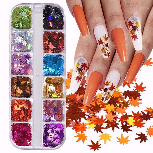 

colors ins classic autumn style glitter color changing laser two-color thin sequins diy manicure decorations1, Silver;gold