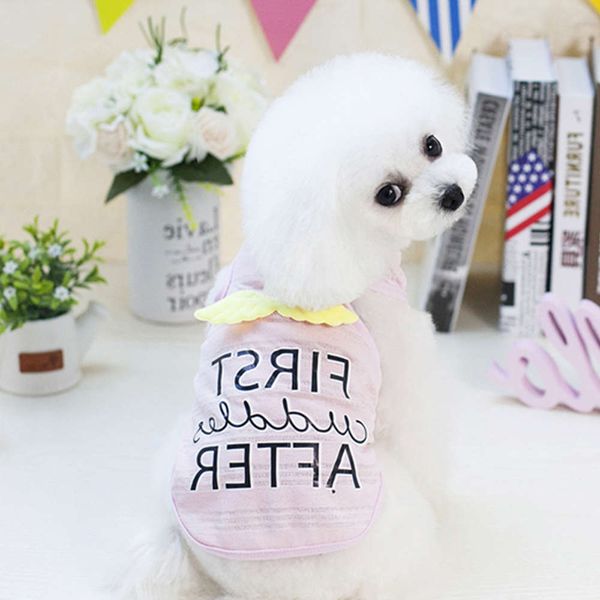 

the dog clothes cat spring and summer pet clothing cute dog angel vest