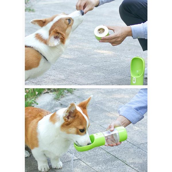 

dog bowls & feeders portable pet water bottle for dogs multifunction food feeder drinking bowl puppy cat dispenser products
