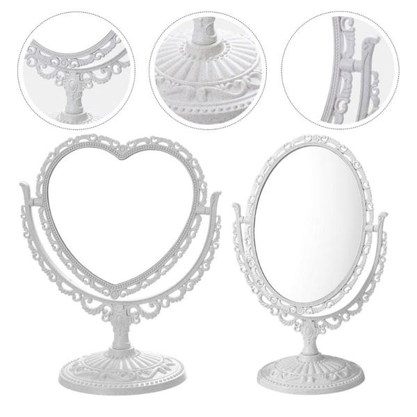 

compact mirrors 2pcs home cosmetic mirror deskmakeup nordic style rotating