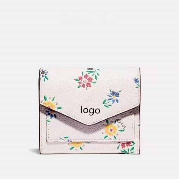 

design 2021 dandelion flower short card bag zero envelope wallet handbag