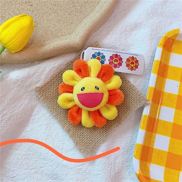

k3lv korean brooches lovely sunflower brooch brilliance yuhua same badge colorful pendant accessory pin wallet pendant pins accessories, Gray