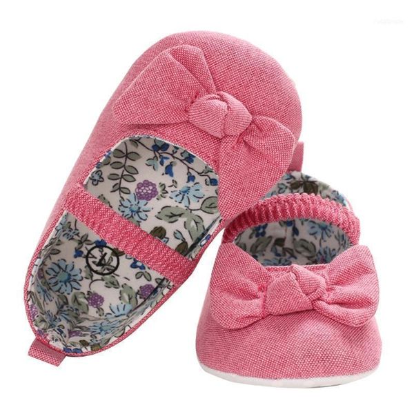 

baby girl princess dress shoes soft sole bowknot mary jane flats anti-slip crib christening baptism prewalkers1