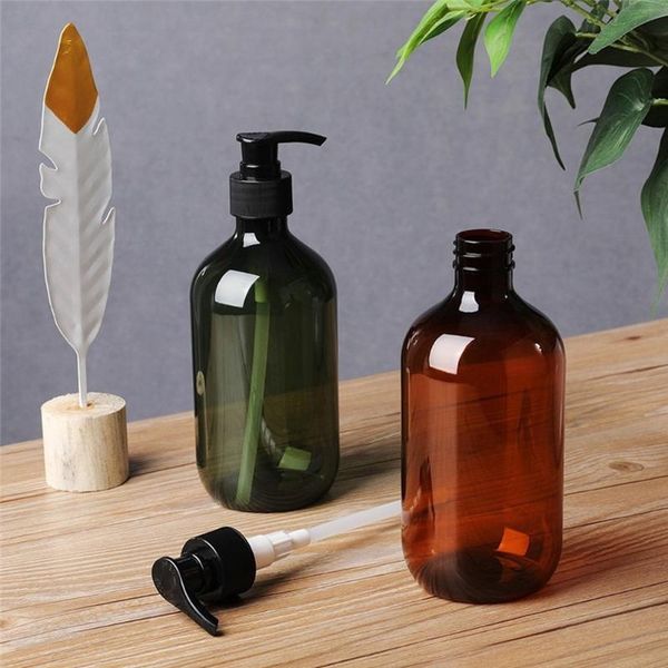 

storage bottles & jars portable plastic soap dispensers lotion shampoo shower gel holder clear bottle liquid foam pump for bathroom
