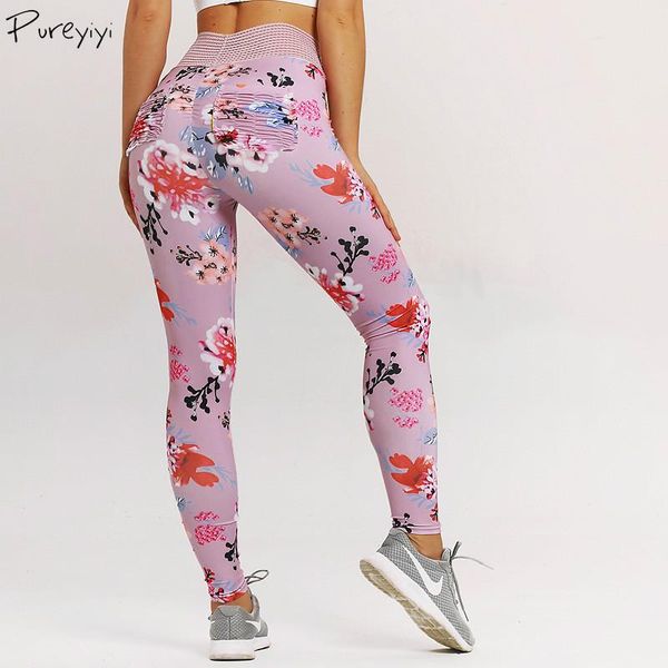 

yoga outfits women gym leggings high elastic ruched hip push up tights sports trousers running training wear slim pants, White;red