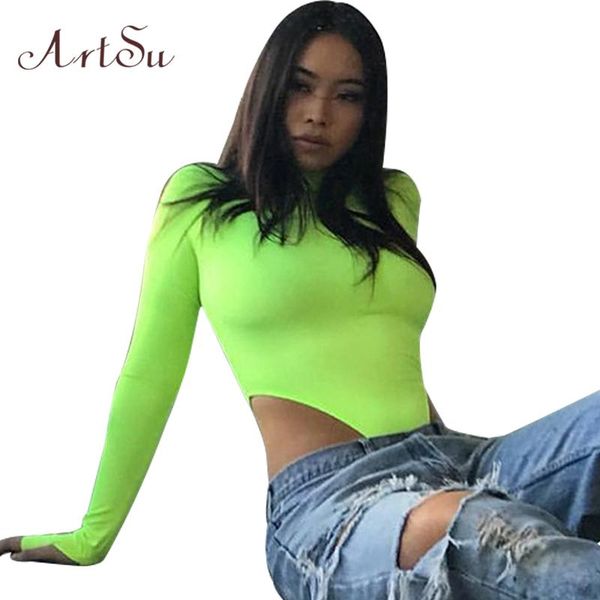 

women's jumpsuits & rompers women bodysuit streetwear bodycon female catsuit long sleeve turtleneck body romper bodysuits asju410, Black;white