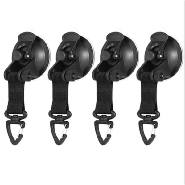 

hooks & rails 4pcs outdoor suction cup anchor securing hook tie down camping tarp as car side awning pool tarps tents universal