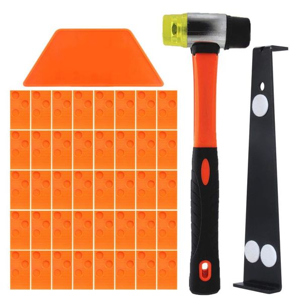 

laminate wooden flooring installation tool kit durable upgraded removable no damage adhesive floor decals vinyl professional hand sets