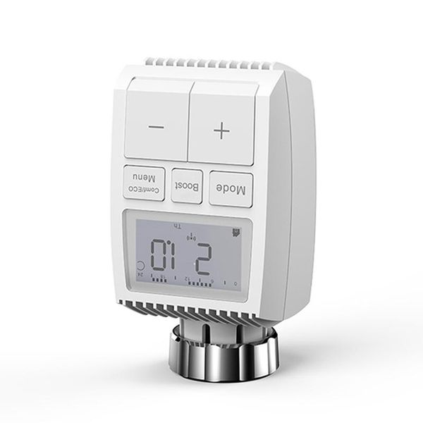

smart home control 1pcs tuya zigbee 3.0 mini radiator actuator programmable thermostat heater temperature controller support alexa