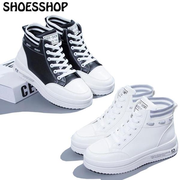 

dress shoes 35-40 size ladies boots, platform high pu leather short spring and autumn boots, Black