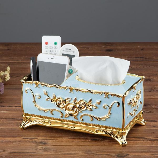 

tissue boxes & napkins european-style luxury creative living room dining multifunctional box drawer deskremote storage napkin