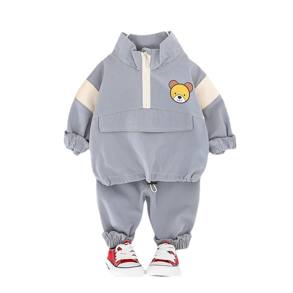 

clothing sets fashion kids spring autumn baby boy clothes suit girls casual jacket pants 2pcs/set toddler costume children tracksuits, White