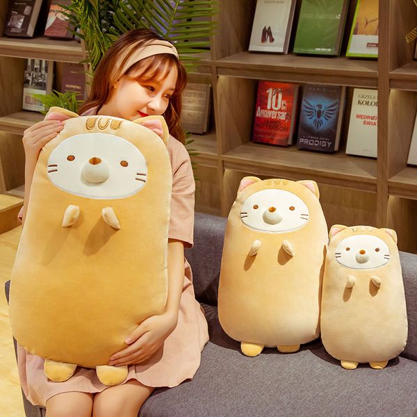 

25-65cm cute cat stuffed doll simulationcat plush toys creative persiancat pillow gifts for children kids