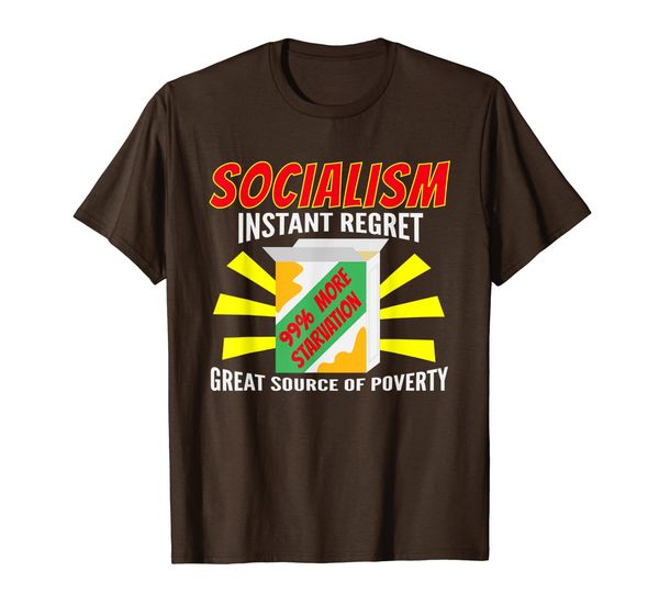 

Socialism Cereal Box Funny Political T-Shirt, Mainly pictures