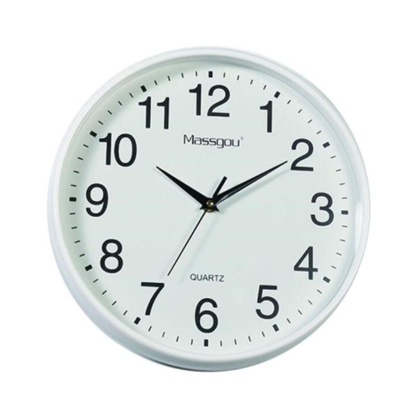 

wall clocks 12inch silent nordic style non ticking with hook clock modern living room home decor office pointer easy install quartz