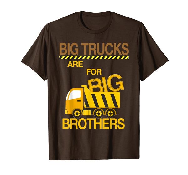

big trucks are for big brothers member of family t-shirt, White;black