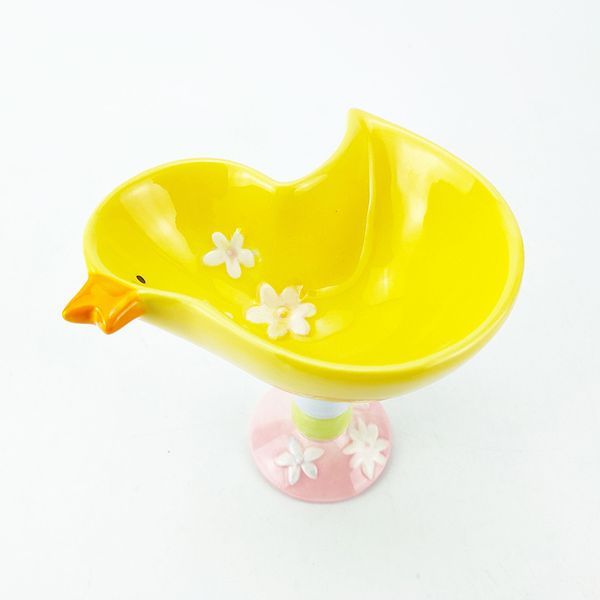 

ceramic chicken snack cup ice cream cute goblet