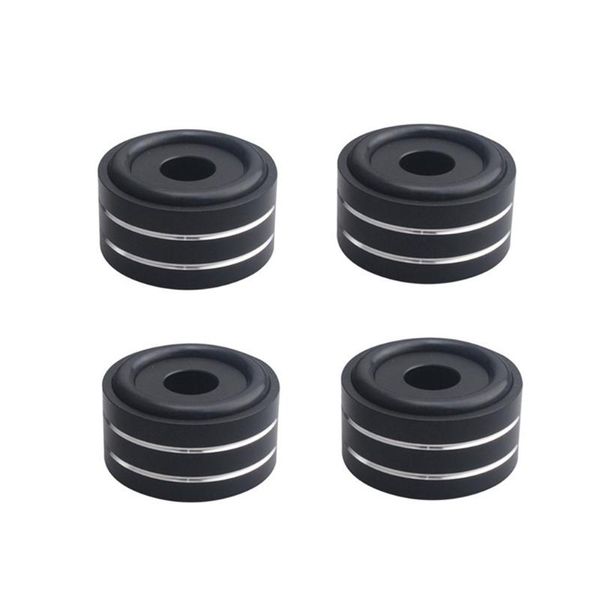 

computer speakers 4pcs 30mm x 15mm machined full aluminum feet pc chassis speaker cabinet isolation stand base amp dac turntable k