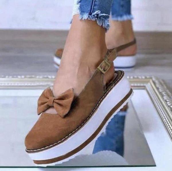 

dress shoes ly arrived bow women sandals summer flat leather gladiator luxury designers zapatos de mujer 2021, Black
