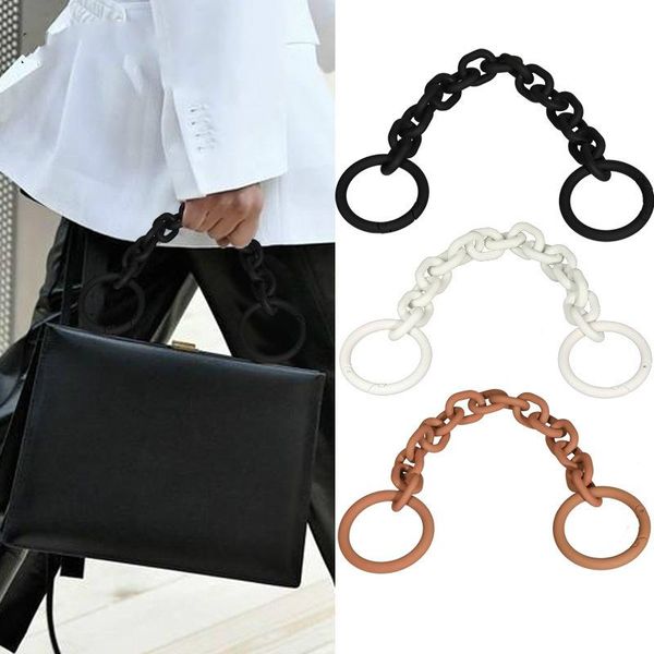 

bag parts & accessories al fashion women straps ring for handbags strap polyester chain short replacements anse de sac, Black