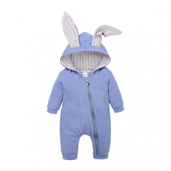 

baby boys clothes girls clothing bodysuits 0-24m born cotton roupas de jumpsuits, Blue